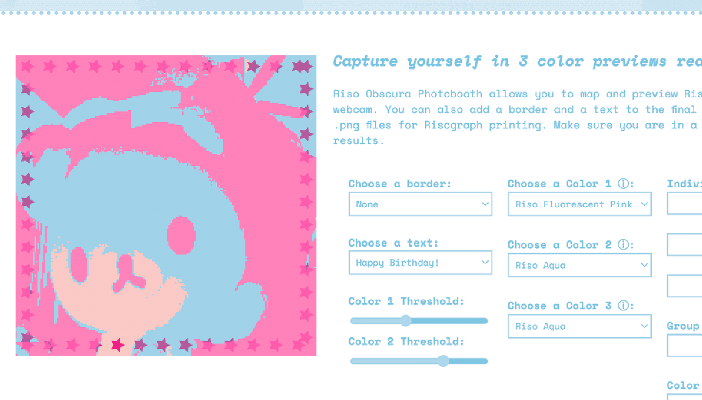 Riso Obscura Photobooth